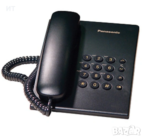Стационарен телефон PANASONIC KX-TS500FXB