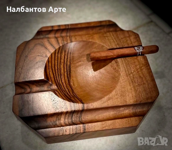 пепелник за пури  -  ръчна изработка