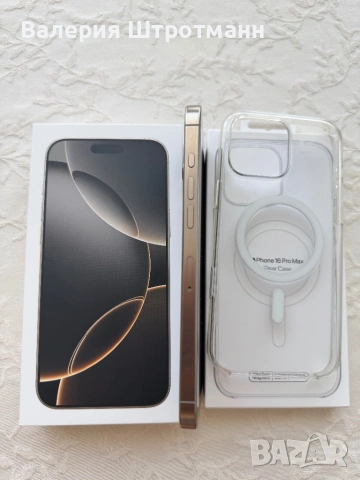 iPhone 16 Pro Max , Natural Titanium, 256gb, снимка 3 - Apple iPhone - 54510285