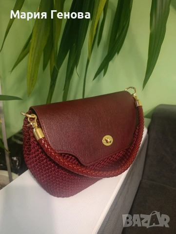 ръчно изработена дамска чанта , снимка 4 - Чанти - 54207460