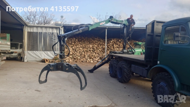 Щаер 680 МЗ 6х6 с чисто нов кран в гаранция., снимка 2 - Камиони - 54132085