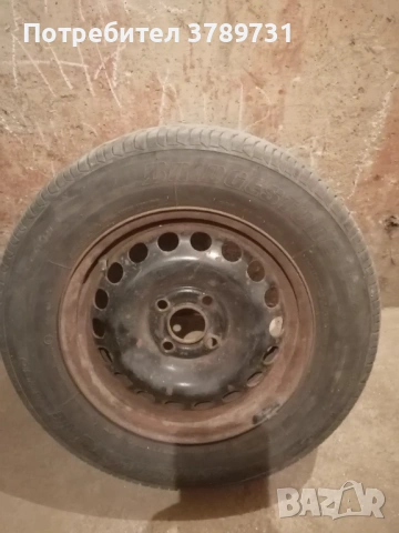 Летни гуми с железни джанти, снимка 5 - Гуми и джанти - 54189215