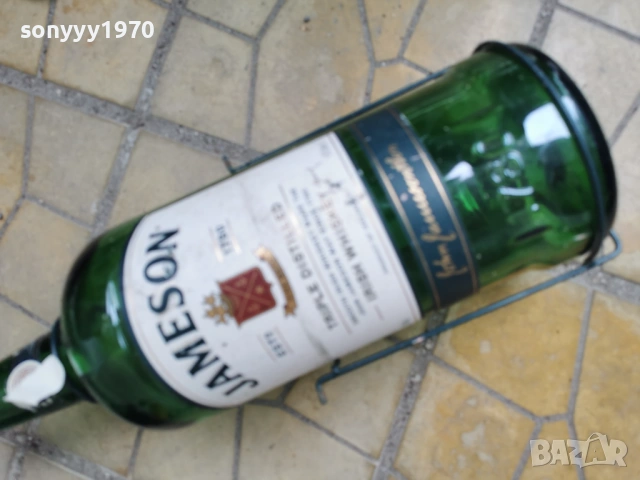 JAMESON 4.L ГОЛЯМО ШИШЕ С ЛЮЛКА 0606261851L4, снимка 7 - Колекции - 54802872