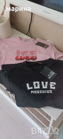 Love Moschino нова оригинална, снимка 2 - Тениски - 54969196