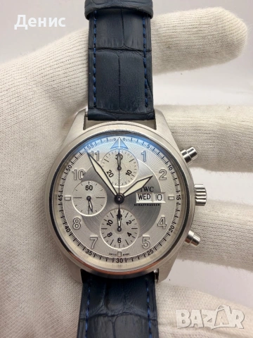 IWC Pilot Fliegeruhr Chronograph Day-Date Automatic 39mm, снимка 5 - Мъжки - 54894068