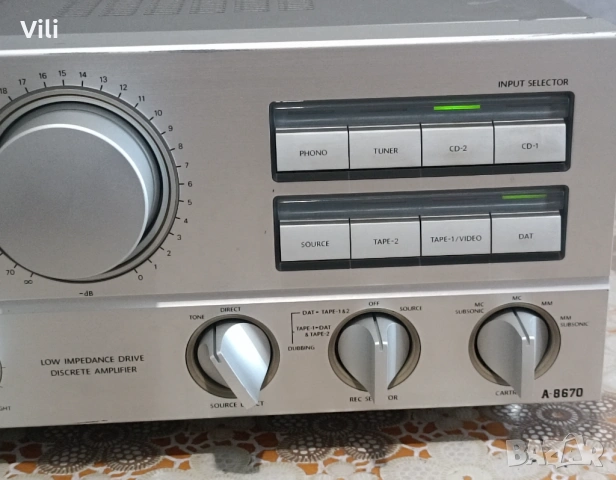 Onkyo Integra A-8670, снимка 4 - Ресийвъри, усилватели, смесителни пултове - 54382182