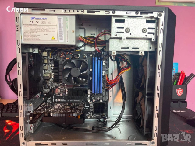Геймърски компютър Cooler Master AMD 8x3,30GHz, Nvidia GTX 750TI, 16GB RAM, Windows 11 Pro, снимка 11 - Геймърски - 54400011
