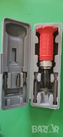 Ударна отверка MTX 115799 + 6 бита Чисто нов комплект!, снимка 4 - Отвертки - 54832606