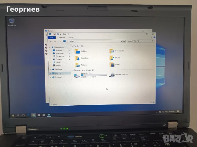 Лаптоп Lenovo T510, снимка 4 - Лаптопи за работа - 55600206