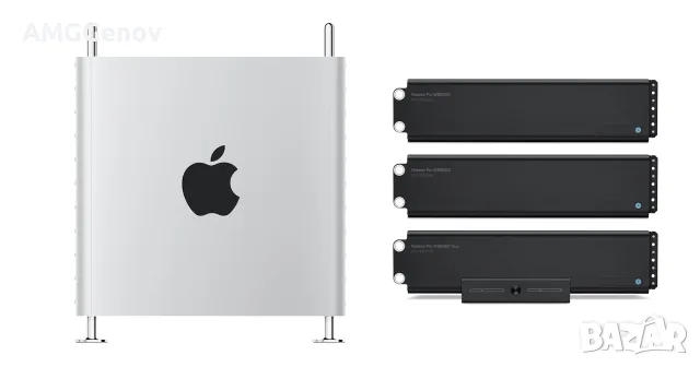 Apple Mac Pro Tower Intel Xeon W 16-cores AMD Radeon Pro W6800X 32GB GDDR6  64GB DDR4 1TB SSD, снимка 3 - Работни компютри - 55477530