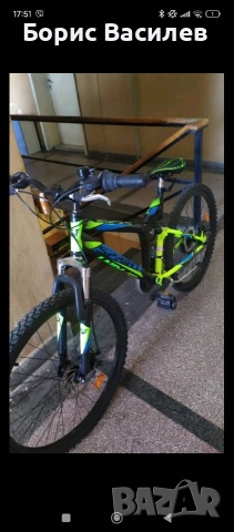 Планински велосипед Sprint Element DB 26" (Full Suspension), снимка 2 - Велосипеди - 54837782