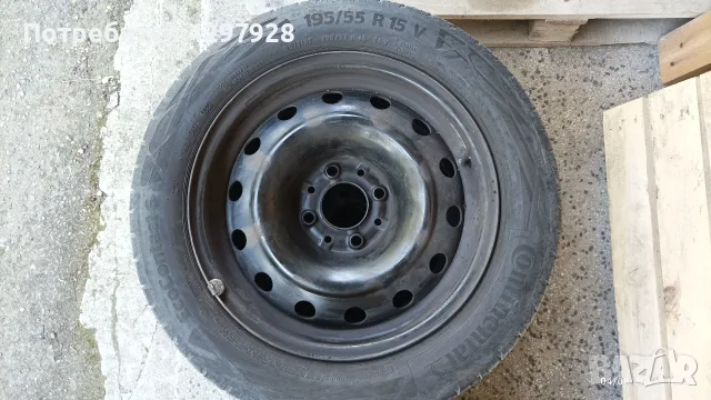 гуми 195/55/15 + джанти, снимка 6 - Гуми и джанти - 55618709