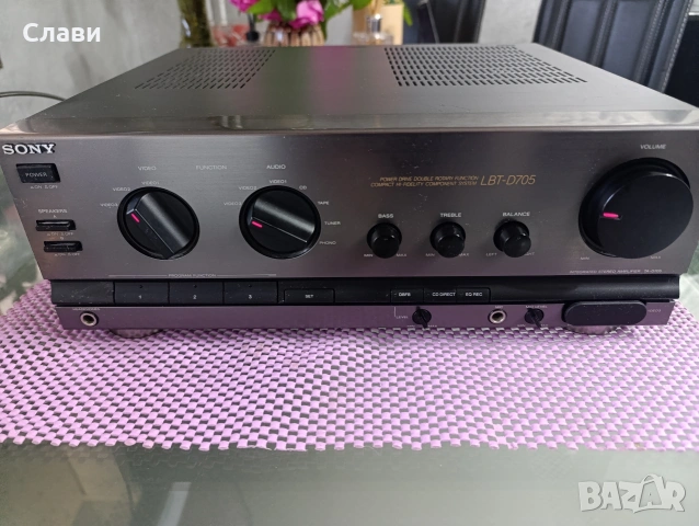 Усилвател SONY TA-D705 , снимка 5 - Ресийвъри, усилватели, смесителни пултове - 54725749