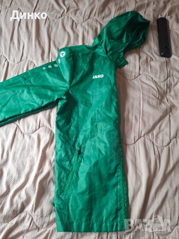 Ветровка Jako!Гумирана от вътре против дъжд!+Подарък 2 чифта гащи Jako!, снимка 4 - Спортни дрехи, екипи - 54014476