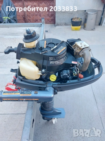 Извънбордов двигател YAMAHA F4AMH , снимка 3 - Воден транспорт - 54940482