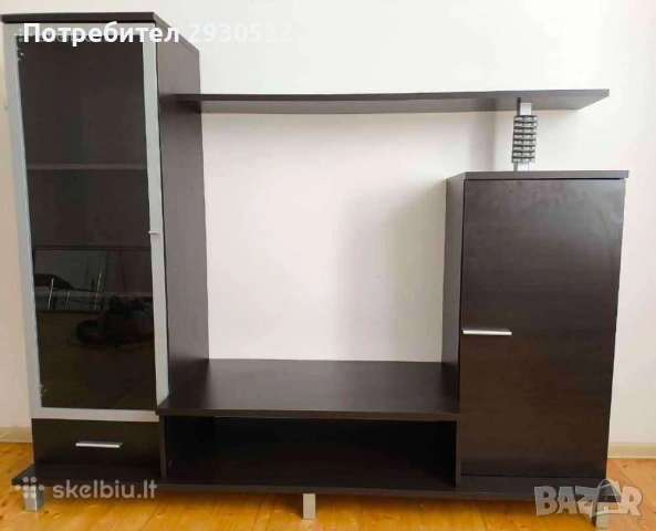 Секция за телевизор с размери: L95 B50 H90см, снимка 2 - Секции и витрини - 54660290
