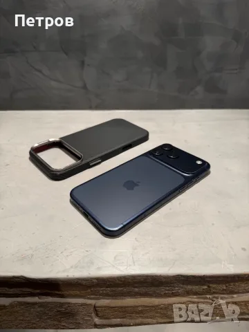 Iphone 17 Pro Max Blue + карбонов калъф, снимка 4 - Apple iPhone - 55558997