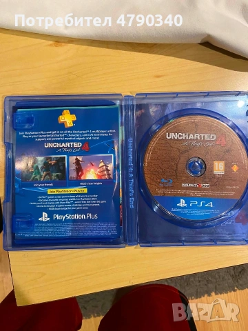 Игра За PS4 Uncharted 4, снимка 3 - Игри за PlayStation - 54876379