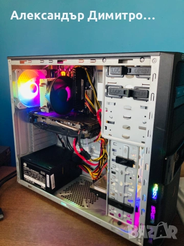 Геймърски Intel I7 2600,RX 580 4GB,16GB RAM,128 SSD+500 HDD