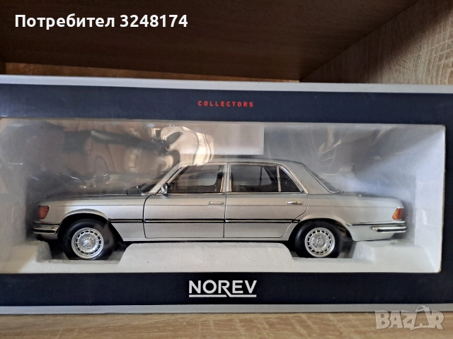 Mercedes Benz SEL 450 W 116 /Norev 1:18 , снимка 2 - Колекции - 54583686