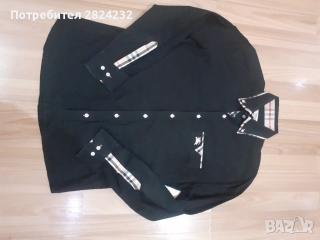 Mъжка риза на BURBERRY , снимка 2 - Ризи - 54438936