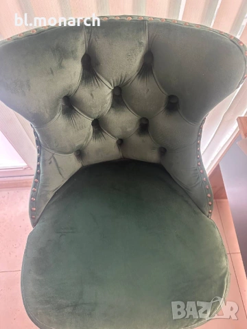 Бар стол H-117 тъмно зелен, снимка 2 - Столове - 54096155