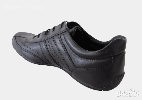 Габровски мъжки маратонки от ЕСТЕСТВЕНА кожа - 31,70€, снимка 2 - Маратонки - 54208829