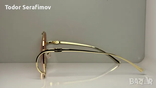 Слънчеви очила Miu Miu Metal Aviator / Oversized, снимка 2 - Слънчеви и диоптрични очила - 55620691