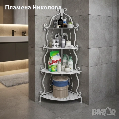 Елегантен ъглов рафт – стилно решение за максимално използване на пространството, снимка 3 - Етажерки - 55006239