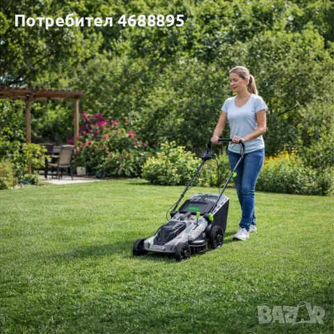 Мощна електрическа косачка за трева 2400W – 50 литра кош и 5 степени на косене, снимка 3 - Градинска техника - 54134450