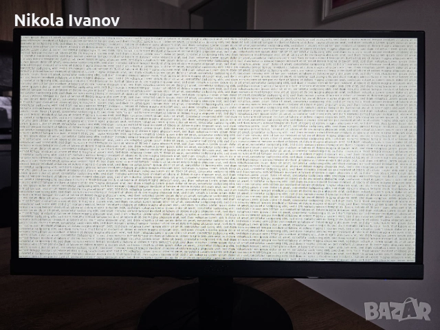 Acer SA230 Abi 2020 | 75 Hz | IPS | 23 inch/58 cm | 1920x1080 | Full HD | monitor / монитор + кабел, снимка 7 - Монитори - 53997215