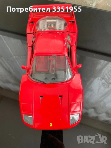 Ретро модел Ferrari F40 1/18, снимка 4 - Колекции - 54409014