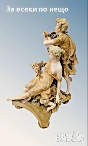 Ernst Wahliss Austria  Circa 1890 “ Любовни игри “ Код P2063, снимка 10 - Колекции - 53997646