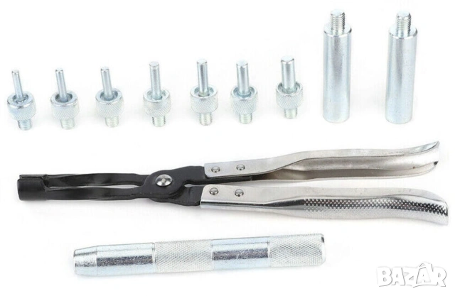 UNITOOL Професионален К-т 11-в-1 ИНСТРУМЕНТИ Клещи и Принадлежности за Смяна Гумички Клапани БАРТЕР, снимка 8 - Куфари с инструменти - 54128998