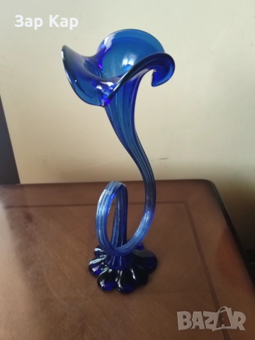  Стъклена ваза Murano , снимка 12 - Вази - 52863038
