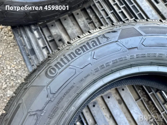 2бр.ЗИМНИ ГУМИ Continental 215/65/16C за бус Iveco,Ducato,Sprinter,Crafter,T5, снимка 6 - Гуми и джанти - 55667049