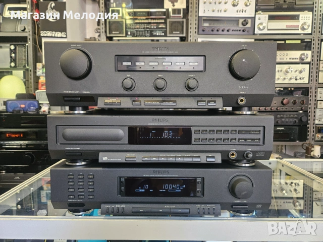 Аудиосистема Philips Серия 900 – Аудиофилски сет от 3 компонента (FA930, CD911, FT930).