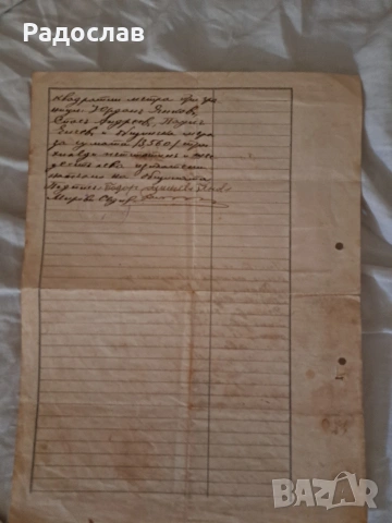 Стари документи от 1927 година, снимка 2 - Колекции - 54216283