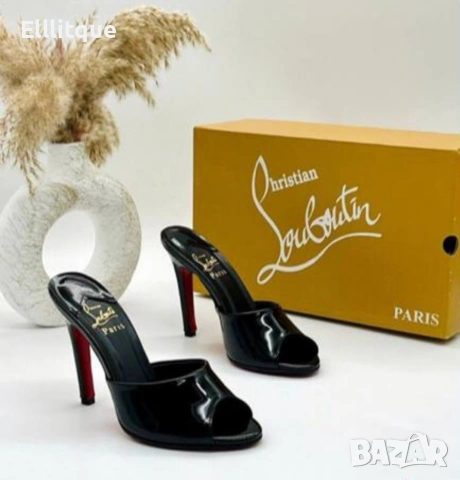 чехли на ток Christian louboutin 