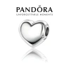Сребърен талисман за гривни Пандора Be Love Engravable Heart, снимка 1