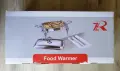 Съд за топло сервиране Бен Мари (Food Warmer) 3L – Инокс със златно, снимка 1