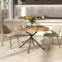 Кръгла трапезарна маса HOMCOM за 4 души,, снимка 2