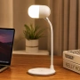 Настолна LED лампа 3 в 1 - Безжично зарядно 5W и Bluetooth високоговорител, снимка 2