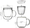 Нова електрическа кана Tefal 1.7L + стъклена чаша за чай подарък, снимка 12