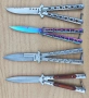 Сгъваем нож пеперуда /Butterfly Knife/-3 модела  , снимка 13