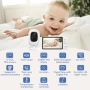 Чисто нов Видео бебефон 1080P Full HD jeeber VB619 – Голям 5" IPS дисплей, без Wi-Fi , снимка 2