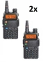 Два броя двубандови радиостанции Baofeng UV-5R, снимка 1