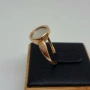 Стилен златен пръстен с перламутър – 585, 2,10г, снимка 6