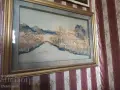 Стара Китайска Картина Коркова диограма, снимка 1