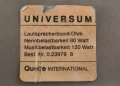 Тонколони Немски трилентови Universum, снимка 2